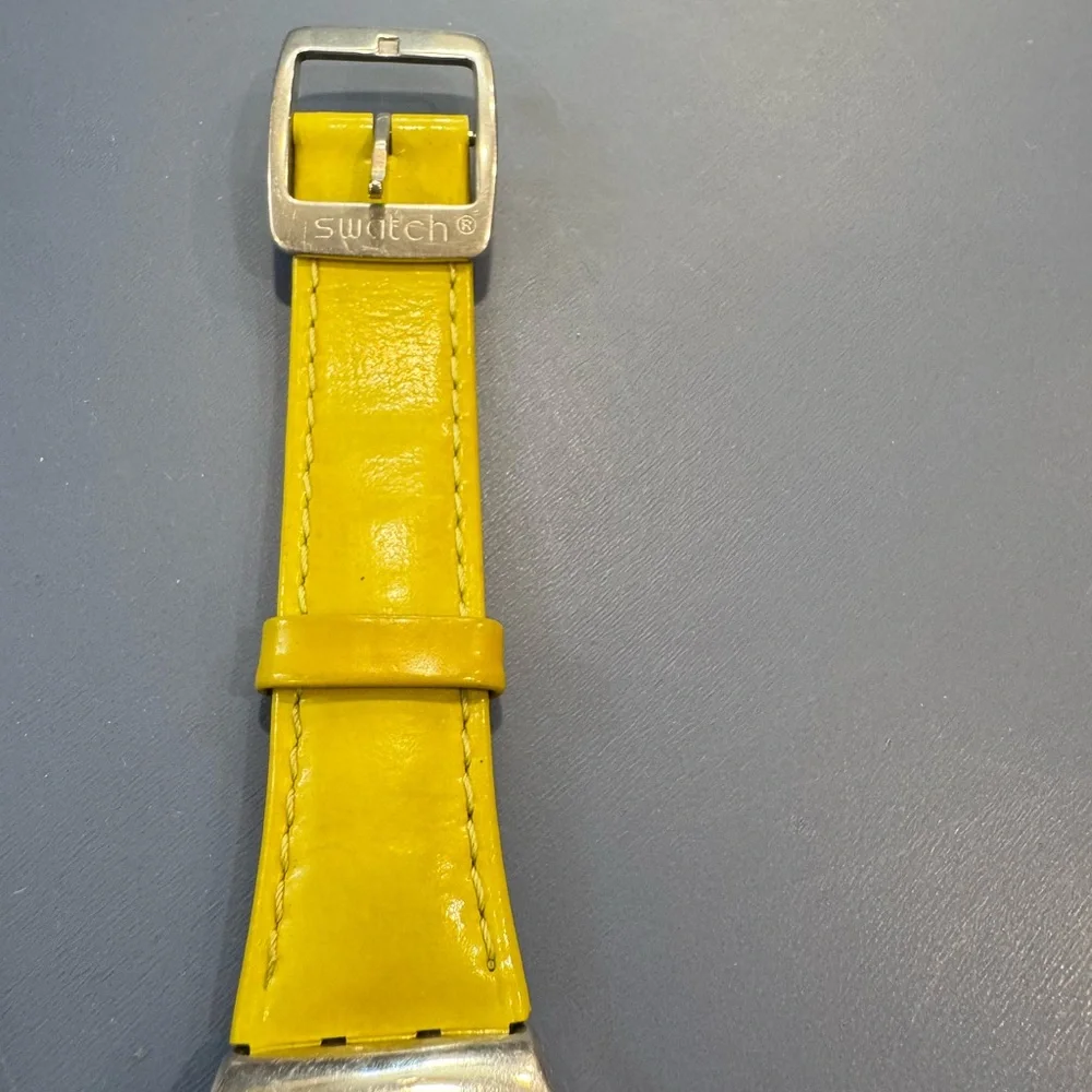Swatch Watch Pistacchio 1996 Irony Medium Swiss Made Quartz New Battery